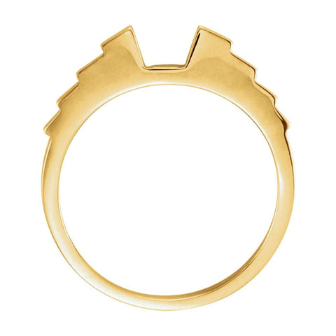 14k Yellow Gold Band , Size 6