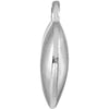 14k White Gold 10.85x8.9mm Puffed Heart Charm