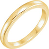 0.75-10.25 ct. Tapered Bombe Solstice Wedding Band Ring in 18k Yellow Gold ( Size 6 )