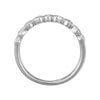 14k White Gold .04 CTW Diamond Ring Size 7