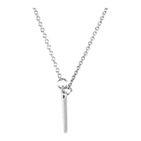 14k White Gold "Lucky" 16.4" Necklace