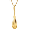 18-inch Metal Fashion Necklace in 14k Yellow Gold