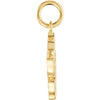 14k Yellow Gold Forget Me Not Charm