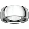 14k White Gold 10mm Heavy Comfort Fit Band, Size 9.5