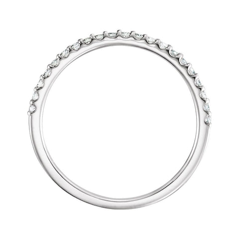Platinum 1/5 CTW Diamond Band, Size 7