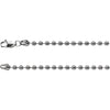 3 mm Bead Chain Bracelet in Sterling Silver ( 7 Inch )