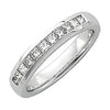 01.00 CTTW Men's Princess-Cut Diamond Ring in 14k White Gold ( Size 11 )