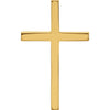 29.5x18.25 mm Cross Pendant in 14K Yellow Gold