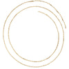 14K Yellow Gold 0.80mm Diamond Cut 24-Inch Chain