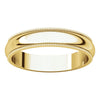 14k Yellow Gold 4mm Milgrain Band, Size 11.5