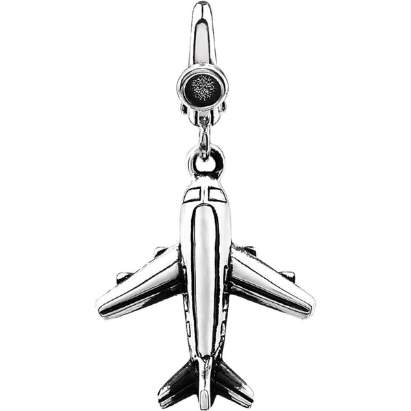 Sterling Silver Airplane Charm