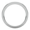 14k White Gold 1.5mm Flat Comfort Fit Band, Size 5.5
