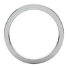 14k White Gold 1.5mm Flat Comfort Fit Band, Size 5.5