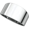 Sterling Silver 10mm Flat Tapered Band, Size 6