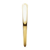 14k Yellow Gold 2.5mm Half Round Tapered Band, Size 7