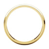 10k Yellow Gold 3mm Milgrain Band, Size 6
