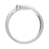 14k White Gold Freeform Ring