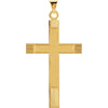 39.00x25.00 mm Cross Pendant in 14K Yellow Gold