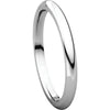 Sterling Silver 2mm Comfort Fit Band, Size 5.5