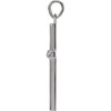 14k White Gold 26.5x13.75mm .02 CTW Diamond Cross Pendant