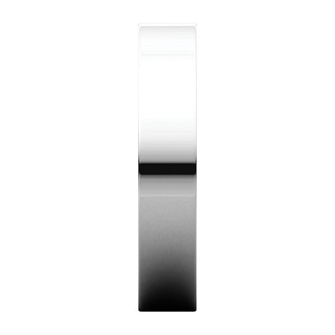 Sterling Silver 4mm Flat Band, Size 4