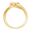 14k White Gold 1/4 CTW Diamond Ring, Size 7