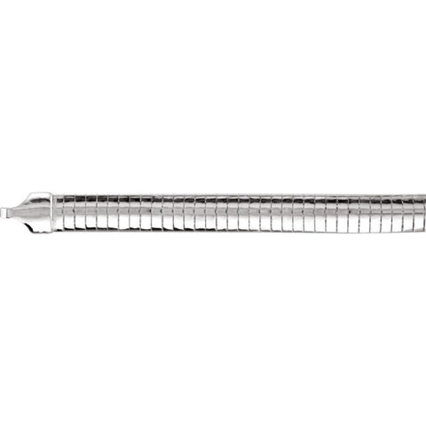 Sterling Silver 6mm Solid Domed Omega 16" Chain