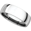 Platinum 6mm Light Comfort Fit Band, Size 8.5