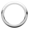 Sterling Silver 4mm Comfort Fit Band, Size 4