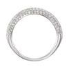 14k White Gold 3/8 CTW Diamond Pavé Ring, Size 7