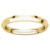 14k Yellow Gold 2.5mm Knife Edge Comfort Fit Band, Size 11