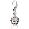BFlower CZ Charm for Kids in Sterling Silver