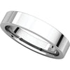 Sterling Silver 4mm Flat Band, Size 7