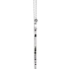 14k White Gold "Love" Heart Infinity-Inspired 18" Necklace