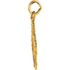 14k Yellow Gold 12x12mm Four-Way Cross Medal