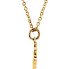 14k Yellow Gold Tiny Posh Crown 16-18" Necklace