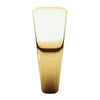 10k Yellow Gold 8mm Half Round Tapered Band, Size 10