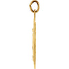 14k Yellow Gold 20x13mm Badge-Shaped Miraculous Medal
