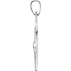 14k White Gold 18.25mm Round St. Jude Thaddeus Medal