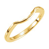 Wedding Band for Matching Engagement Ring with 04.10 mm Center Stone in 18k Yellow Gold ( Size 6 )