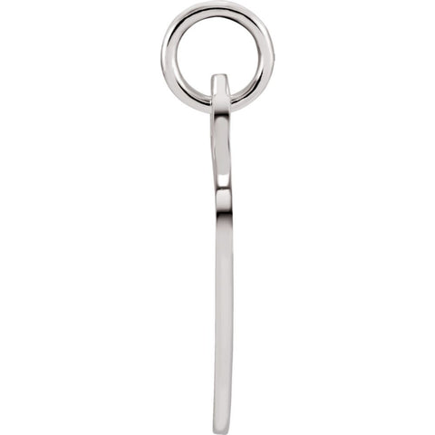 Sterling Silver 26.83x20.51mm Heart Charm