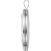Sterling Silver Oval Cross Locket