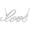 0.08 CTW Diamond Necklace in Sterling Silver ( 18.00 Inch )