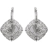 14k White Gold 1/6 CTW Diamond Earrings