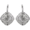 14k White Gold 1/6 CTW Diamond Earrings