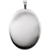Sterling Silver Oval Celtic Cross Locket