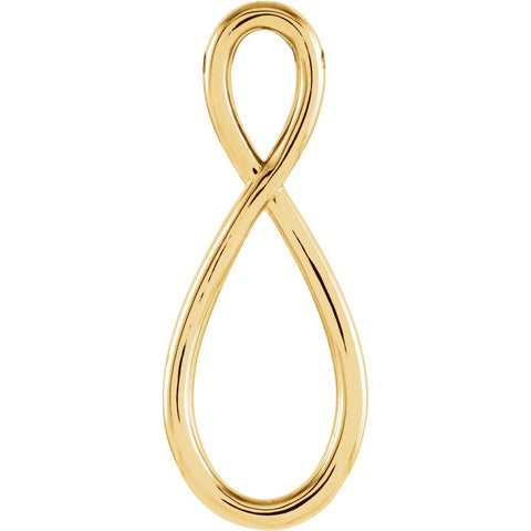 14k Yellow Gold Freeform Pendant