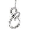 Metal Fashion Pendant in 14k White Gold