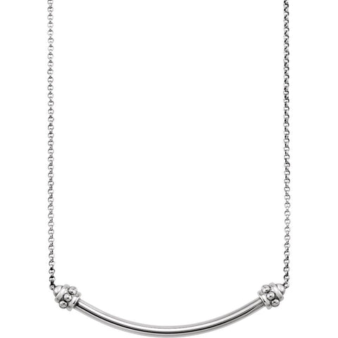 Sterling Silver Designer 16" Necklace