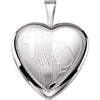 Prayer Locket in Sterling Silver